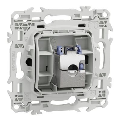 Prise RJ45 grade 2-3 catégorie 6 Odace 2025 noir - SCHNEIDER ELECTRIC