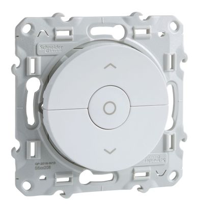 Interrupteur volet roulant 3 boutons blanc - Odace 2011 SCHNEIDER ELECTRIC