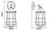 Applique extérieur E27 London anthracite IP44 7W 800 lumens  blanc chaud - ARLUX