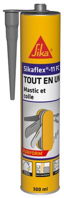 Mastic Colle Polyuréthane Sikaflex 11 FC Purform Gris 300 ml SIKA
