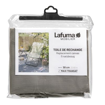 Toile de rechange pour transat gris Terre MAXI TRANSAT - LAFUMA