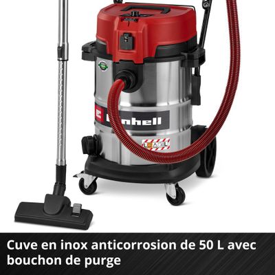 Aspirateur eau et poussière 50 L TE-VC5090SACL - EINHELL