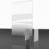 Pare-baignoire rabattable 140x80 cm profilé chrome verre sérigraphié liane - SCHULTE