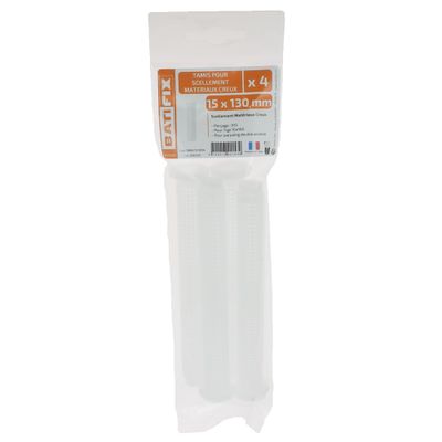 Tamis pour scellement chimique diamètre 15 mm longueur 130 mm par 4 BATIFIX