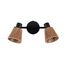 Réglette 2 spots E14 Natrel corde naturelle 2x10W - REALITY