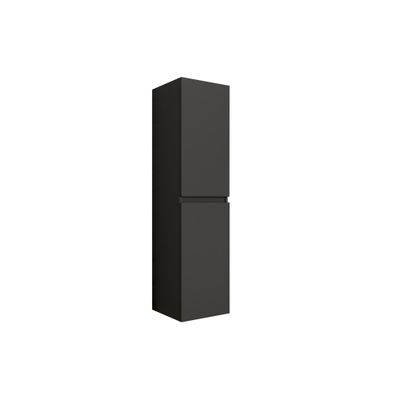 Colonne de salle de bains Volta L30 x H120 x P30 cm bois mélaminé gris
