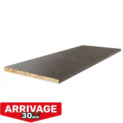 Plan de travail décor quartz 2000 x 640 x 38 mm FAB