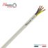 Câble électrique H05VV-F 4G0,75 mm² souple intérieur au mètre blanc - NEXANS