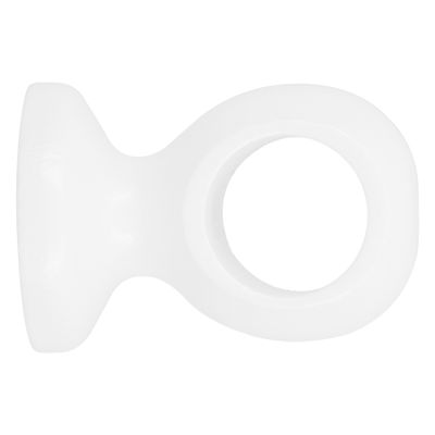 Support à oeil en bois diam 35 mm Finition Blanc laqué - MOBOIS