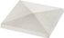 Chapeau de pilier pointe diamant blanc 40 x 40 cm FABEMI
