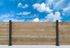 Poteau aluminium gris texturé EvoluH 21 First - 48 x 75 x 1100 mm - DEBARGE