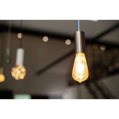 Douille électrique E27 métal chromé - TIBELEC