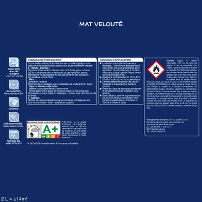 Peinture Laque Valénite Gris Tendance mat 125 ml - DULUX VALENTINE