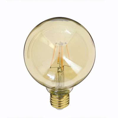 Ampoule Filament LED G95 ambré 4 W = 350 Lumens blanc chaud - XANLITE