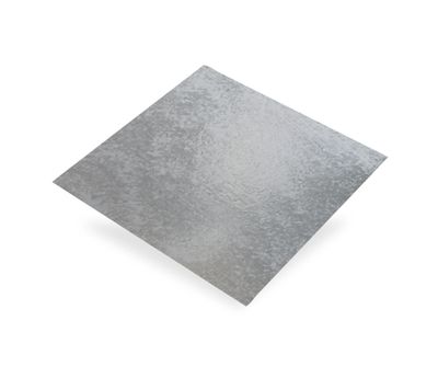 Tôle acier galva 500 x 250 mm épaisseur 1 mm CQFD