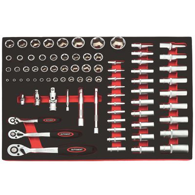 Servante 3 tiroirs 117 outils AUTOBEST