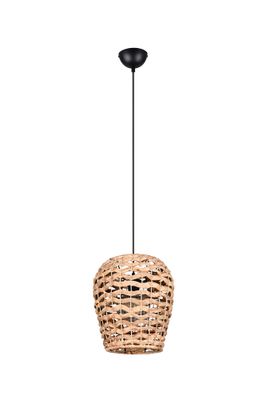 Suspension E27 Jean fibre naturelle 10W - CASALUM