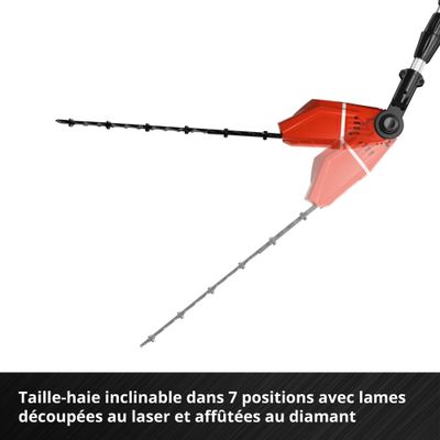 Élagueuse taille-haie batterie sur perche guide 18V GEHC EINHELL