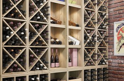 Croix pour ranger 12 bouteilles