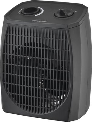 Radiateur soufflant électrique 1000/2000W noir