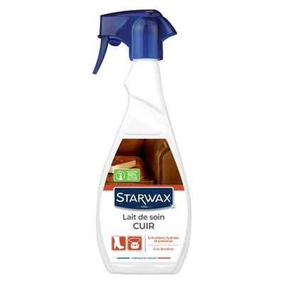 Lait de soin pour cuir pulvérisateur 500 ml STARWAX