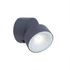 Applique extérieur LED Trumpet gris IP54 600 lumens blanc neutre - COREP