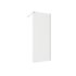 Paroi de douche à l'italienne 80x195 cm profilé chrome verre transparent 6 mm Serenity - OCEA