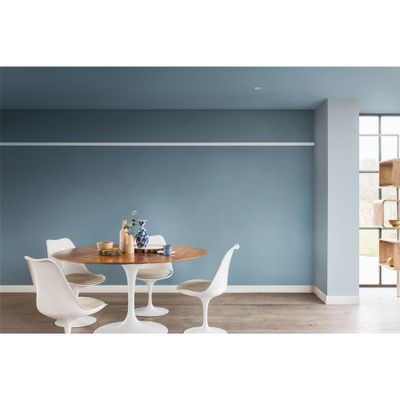 Peinture Crème de Couleur Bleu Gris satin 2,5 L - DULUX VALENTINE