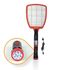 Raquette Anti insectes + lampe de poche -Fly Shock &Flash