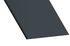 Profilé plat PVC anthracite 100 x 2 mm 2,60 m CQFD