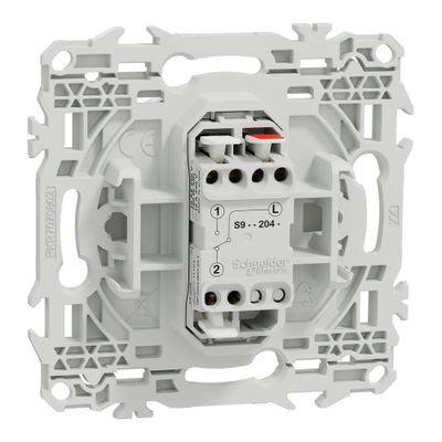 Interrupteur va-et-vient ou poussoir Odace 2025 blanc - SCHNEIDER ELECTRIC