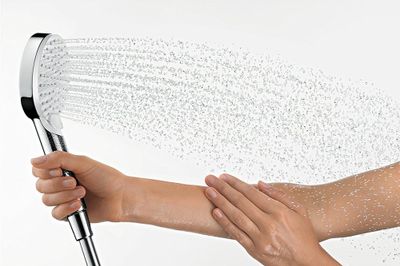 Colonne de douche Showerpipe Crometta E240 avec mitigeur thermostatique chromée HANSGROHE