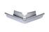 Angle extérieur 90° zinc pour gouttière G25 diamètre 80 mm SCOVER PLUS