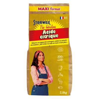 Acide citrique 2,5kg The Fabulous STARWAX