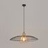 Suspension laiton noir E27 15W Ø58 cm ROMY - COREP