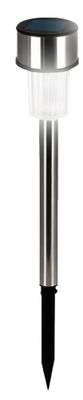 Bornes à piquer extérieur solaire LED acier IP44 blanc neutre par 8 - GROUPE DDC