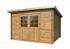 Abri de jardin en bois traité autoclave marron Lola 1 - ép.28mm - 11,1 m² hors-tout - WHITE WOOD