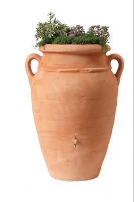 Récupérateur d'eau de pluie - Amphore Antik - 250 litres terracotta - GRAF