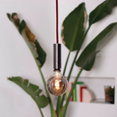 Câble électrique tissu rouge 3m - TIBELEC