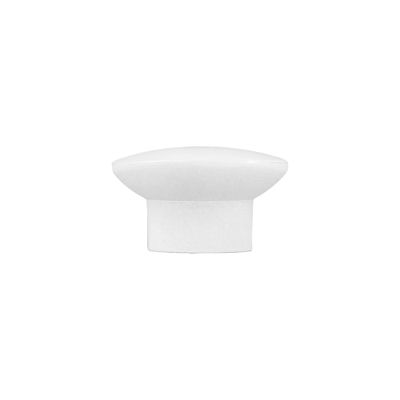 Bouton de meuble ovale blanc 41 x 19 mm REI