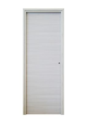 Bloc-porte postformé fin de chantier décor mélaminé IVOIRE H.204 x l.83 cm poussant gauche SMIS