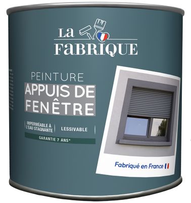 Peinture spéciale appui de fenêtre blanc 0,5 L - LA FABRIQUE