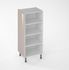 Joue de finition de cuisine Cristal cashmire pour 130 x 57 cm pour demi-colonne