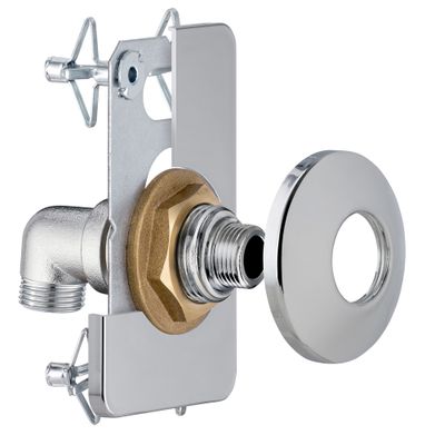 Platine WC universelle Easy Fix à visser femelle 15 x 21 - QUICK PLOMBERIE