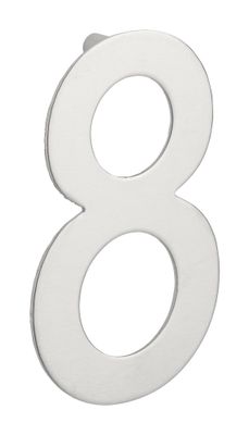 Chiffre 8 à visser hauteur 100 mm inox THIRARD