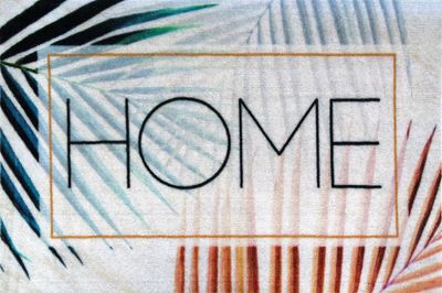 Tapis Boston fleur home 40 x 60 cm - ID HOME