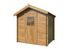 Abri de jardin en bois autoclave marron Pablo 1 - ép.19 mm - 4,2 m² hors-tout - WHITE WOOD