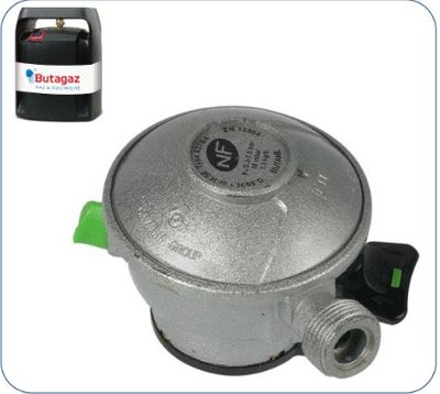 Détendeur gaz propane Quick-on Ø27 pour bouteille cube Butagaz HOME-GAZ