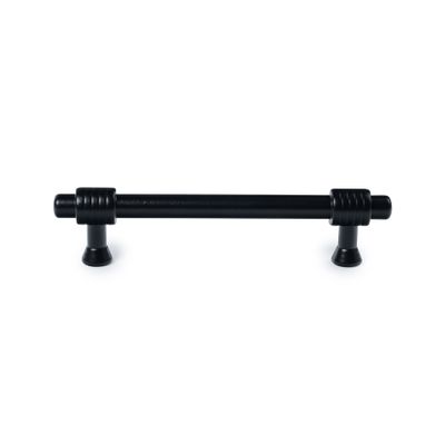 Poignée de meuble zamak noir mat entraxe 96 mm REI