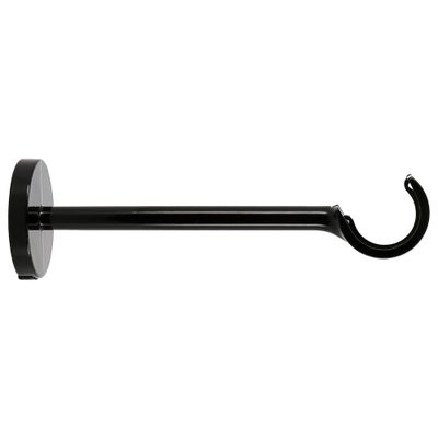 Support ouvert en métal 150 mm diam 28 mm Finition Noir brillant - MOBOIS